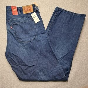 Levi's 569 Jeans Men's 38 x 34 Loose Straight Slight Distress Slight Fade NWT